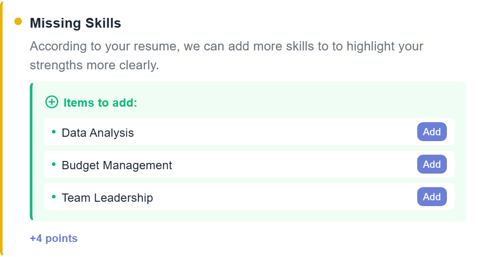 Improvement suggestion